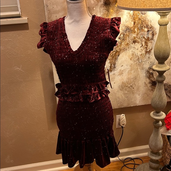 aqua burgundy dress Nina Canacci 6630 Size 2 Aqua A Line Slit Sequin Formal Dress Overskirt Corset Shimmer Gown